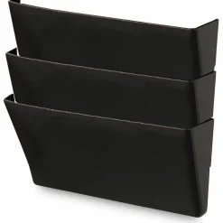 Universal Wall File Pockets, 3 Sections, Letter Size,13