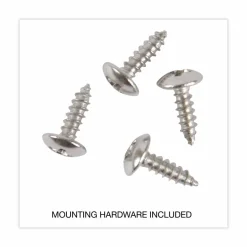 Universal Wall Mount Sign Holder, 11 x 8.5, Horizontal, Clear, 2/Pack