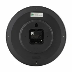 Universal Whisper Quiet Clock, 12" Overall Diameter, Black Case, 1 AA (sold separately)