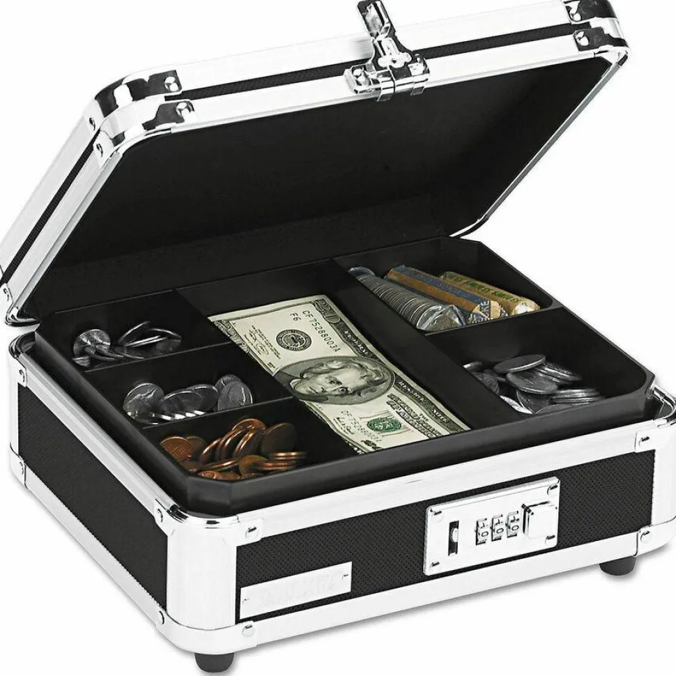 Vaultz Cash Box, Black
