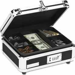 Vaultz Cash Box, Black