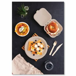 Vegware Nourish Molded Fiber Tableware, , Bowl, Sugarcane, 12 oz, White, 1,000/Carton