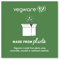 Vegware Nourish Molded Fiber Tableware, , Plate, Sugarcane, 10
