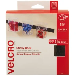 VELCRO Brand STICKY BACK Fasteners, 3/4