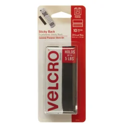 VELCRO Brand Sticky Back Strips, 3/4