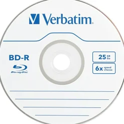 Verbatim BD-R 25GB 16X Disc Spindle, Box Of 10