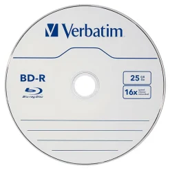 Verbatim BD-R 25GB 16X Disc Spindle, Box Of 10