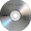 Verbatim CD-R Recordable Disc, 700 MB/80 min, 52x, Spindle, Silver, 100/Pack