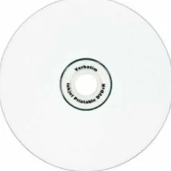 Verbatim DVD+R 4.7GB 16X White Inkjet Printable - 100pk Spindle - 120mm - Printable