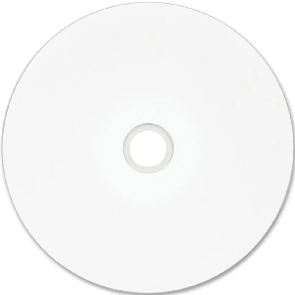 Verbatim DVD+R Recordable Disc, 4.7 GB, 16x, Spindle, Hub Printable, White, 50/Pack