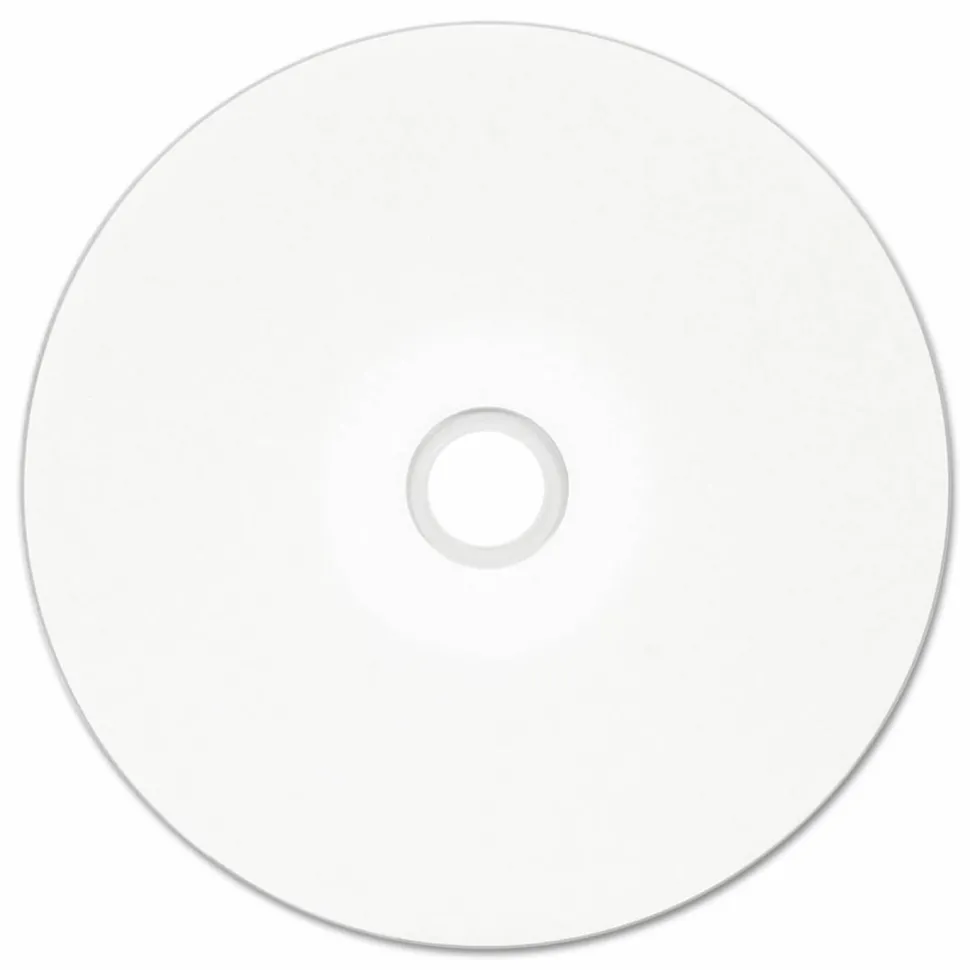 Verbatim DVD+R Recordable Disc, 4.7 GB, 16x, Spindle, Hub Printable, White, 50/Pack