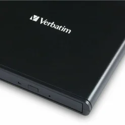 Verbatim External Slimline CD/DVD Writer, 8X DVD Write Speed/24X CD Write Speed