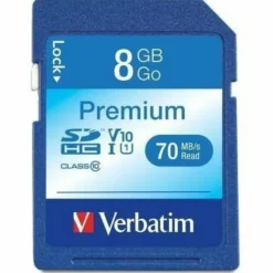 Verbatim Premium Class 6 Secure Digital High Capacity (SDHC) Memory Card, 8GB