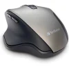 Verbatim Silent Ergonomic Wireless Blue LED Mouse - Graphite