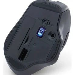 Verbatim Silent Ergonomic Wireless Blue LED Mouse - Graphite