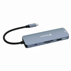 Verbatim USB-C Pro Multiport Hub8 Port, Gray