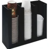 Vertiflex Cup And Lid Holder Organizer, For 32 Oz. Cups, Black