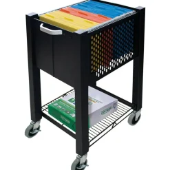 Vertiflex SmartWorx Sidekick Steel File Cart, 27 3/4