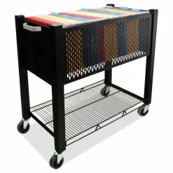 Vertiflex SmartWorx Steel Open-Top Filing Cart, 27 3/4
