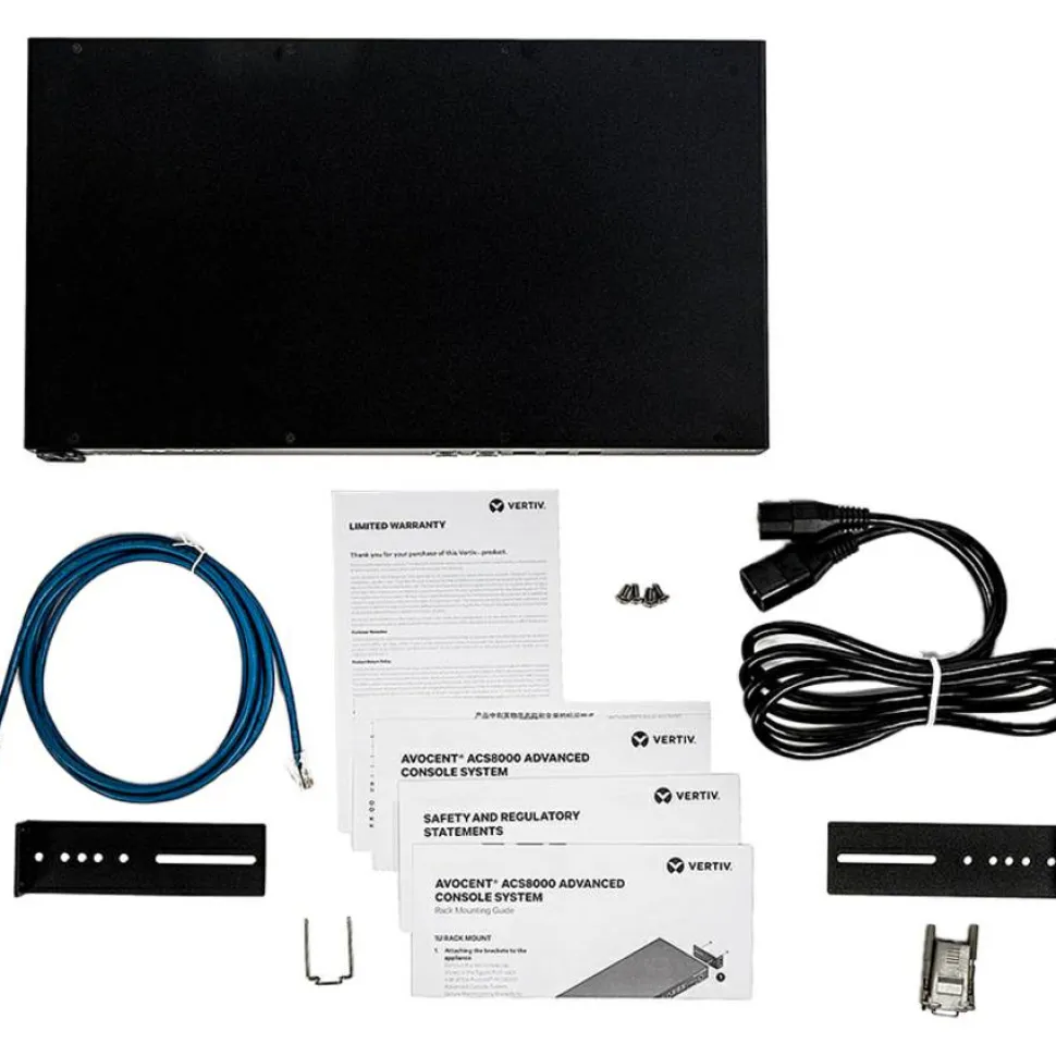 Vertiv Avocent 16-port ACS8000 Console System with single AC Power Supply, non-TAA