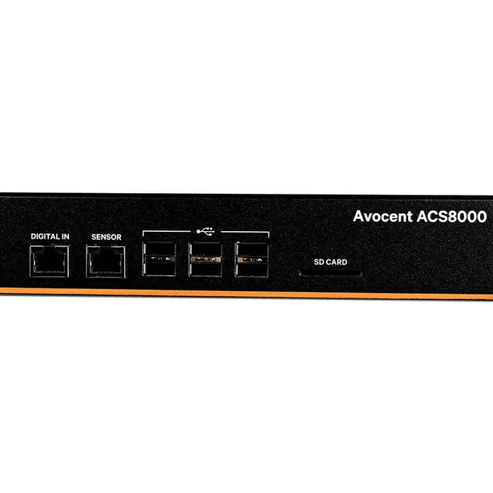Vertiv Avocent 16-port ACS8000 Console System with single AC Power Supply, non-TAA