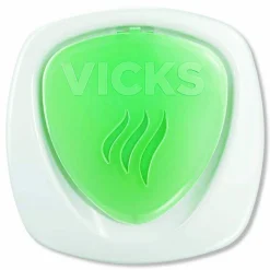 Vicks Waterless Tabletop Vaporizer Plus,1.9 x 5.3 x 7.5, White/Mint Green