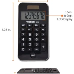 Victor 900 Pocket Calculator With Antimicrobial Protection