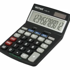 Victor 1180-3A 12-Digit Desktop Calculator With Antimicrobial Protection