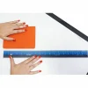 Victor Easy Read Stainless Steel Ruler, Standard/Metric, 18".25 Long, Blue