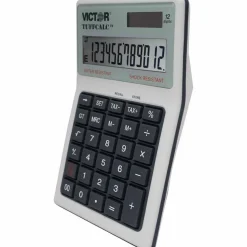 Victor TUFFCALC Desktop Calculator, White