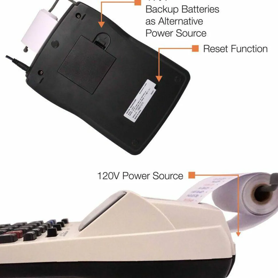 Victor 1208-2 Compact Commercial Printing Calculator