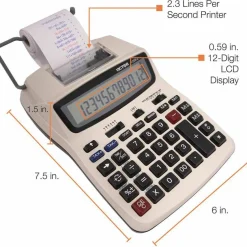Victor 1208-2 Compact Commercial Printing Calculator