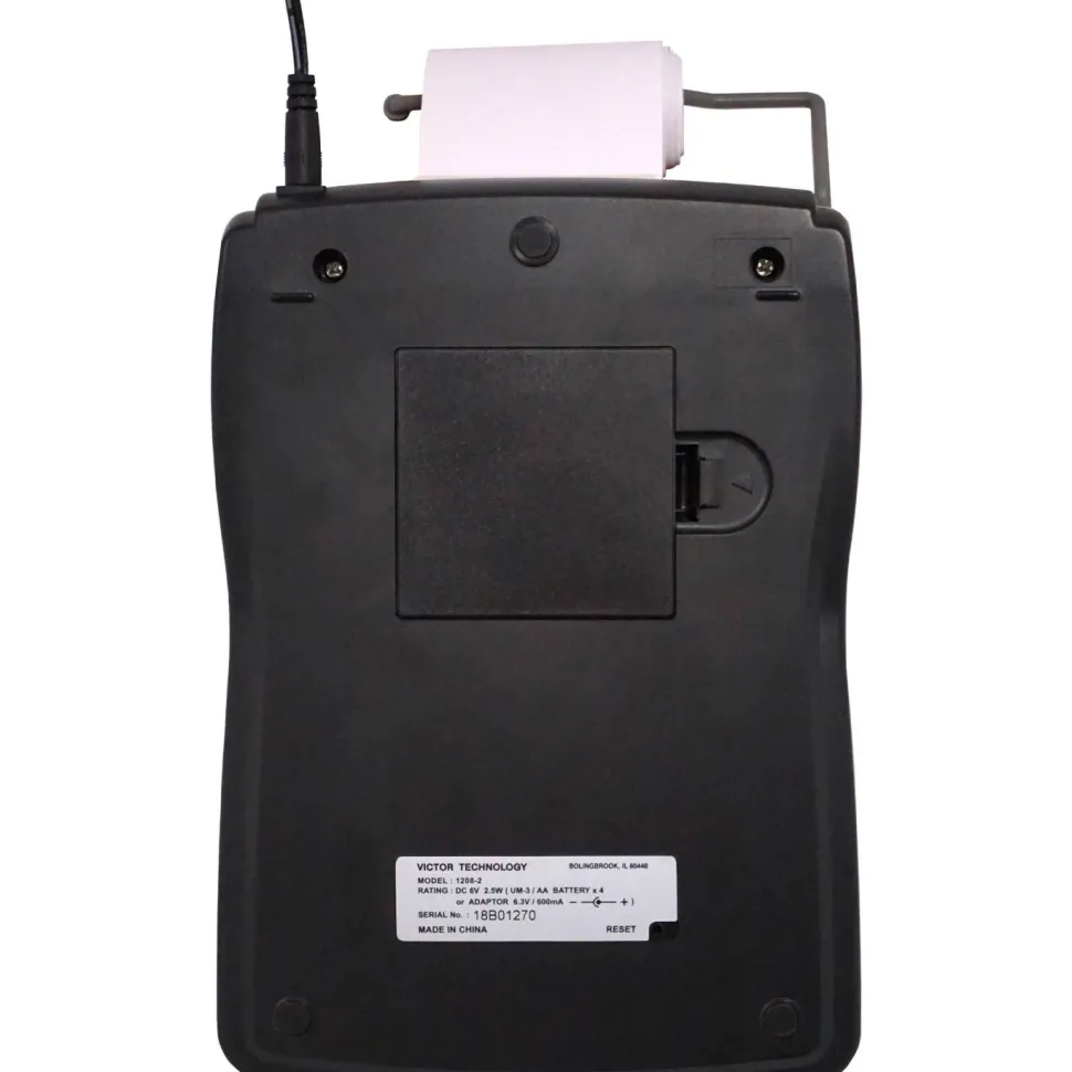 Victor 1208-2 Compact Commercial Printing Calculator