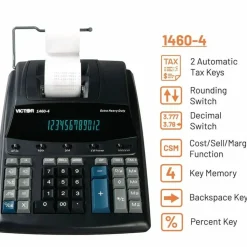Victor 1460-4 Extra Heavy-Duty Commercial Printing Calculator