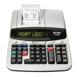 Victor PL8000 Heavy-Duty Commercial Thermal Printing Calculator With Prompt Logic