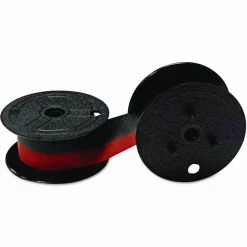 Victor 7010 Twin Spool Two Color Ink Calculator Ribbon Refill - 18 ft. - Black/Red