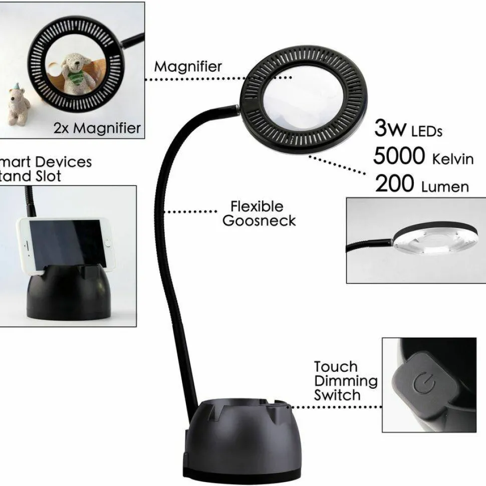 Victory Light 3-Diopter Magnifier Lamp