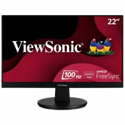ViewSonic VA2247-MH 22 Inch 1080p Monitor, 100Hz Refresh Rate with FreeSync for Smooth Workflows, Ultra-Thin Bezels, HDMI, and VGA Inputs