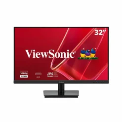 ViewSonic VA3209M 32 Inch 1080p Monitor, IPS Display with Thin Bezels for Productive Office Setups, Built-in Speakers, Advanced Ergonomics, HDMI, and VGA Inputs