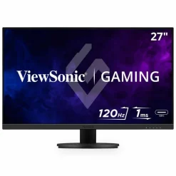 ViewSonic VX2716A 27 Inch 1080p Gaming Monitor, IPS Display with 120Hz and 1ms for Smooth Gameplay, DisplayPort for Daisy Chain, USB-C, and HDMI Inputs