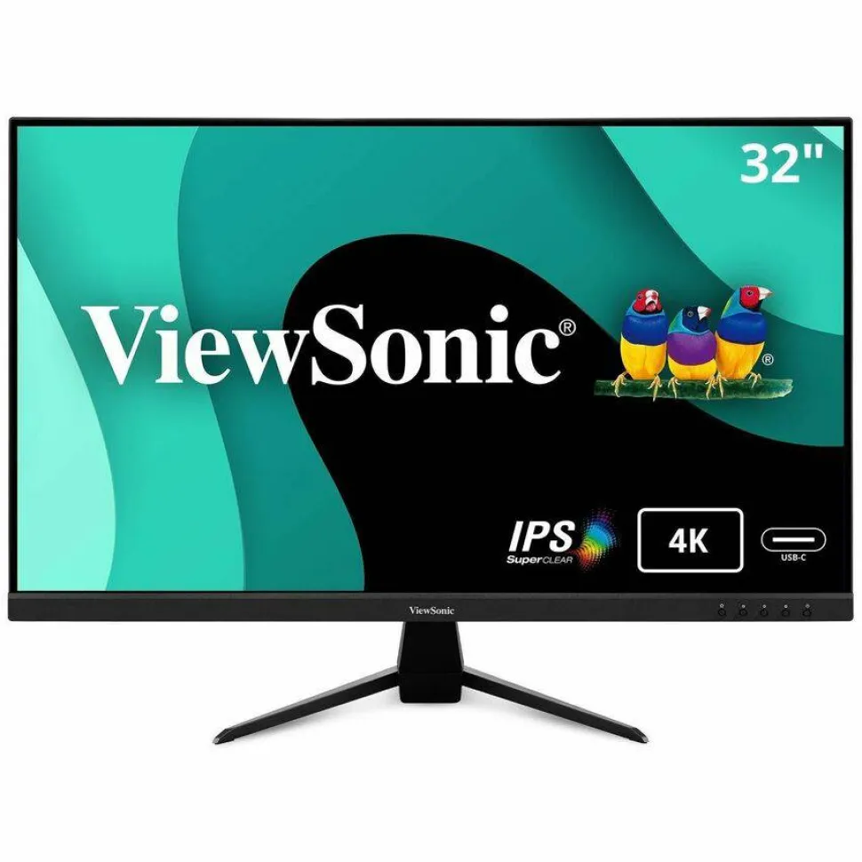 ViewSonic VX3267U-4K 32" Class 4K UHD LED Monitor - 16:9 - Black