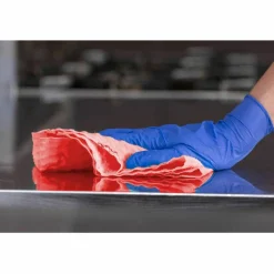 Vileda Professional Breazy Microfiber Cloths - 13.78" Length x 13.78" Width - Washable, Hygienic - Red - 25 / Pack