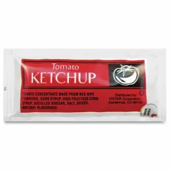 Vistar Condiment Packets, Ketchup, 0.25 oz Packet, 200/Carton