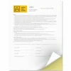 Vitality Multipurpose Carbonless 2-Part Paper, 8.5 x 11, Canary/White, 5, 000/Carton