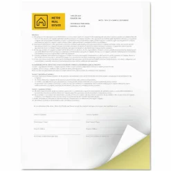 Vitality Multipurpose Carbonless 2-Part Paper, 8.5 x 11, Canary/White, 5, 000/Carton