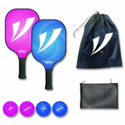 VORTExX Pickleball Set, Pink/Blue, 15.75" x 7.75" x 2.9"