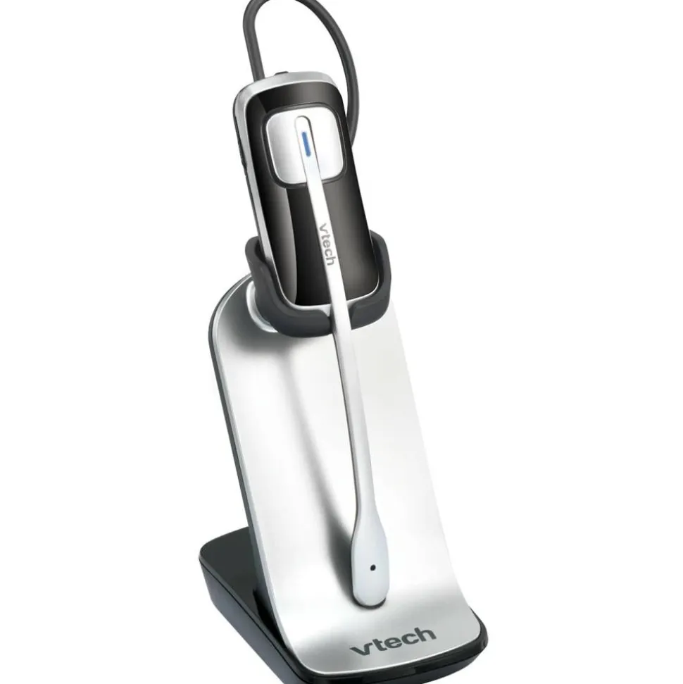 Vtech IS6200 Monaural Convertible Headset, Black/Silver