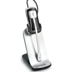 Vtech IS6200 Monaural Convertible Headset, Black/Silver