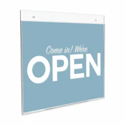 Wall Sign Holder, Horizontal, 8-1/2