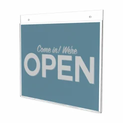 Wall Sign Holder, Horizontal, 8-1/2